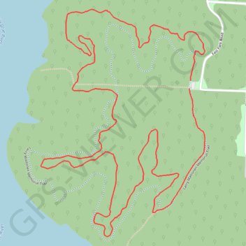 Flemming Park Trail Running trail, distance, elevation, map, profile, GPS track