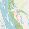 Hiking at Two Rivers State Recreation Area trail, distance, elevation, map, profile, GPS track