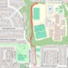 Tracked with OSMTracker for Android™ trail, distance, elevation, map, profile, GPS track