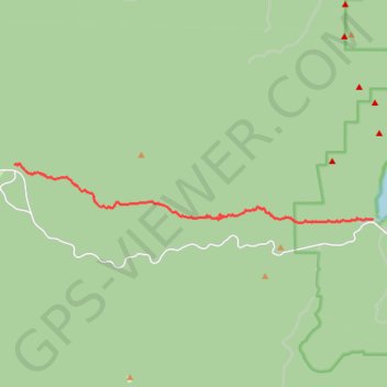 Peter Skene Ogden Trail to the Paulina Lake trail, distance, elevation, map, profile, GPS track
