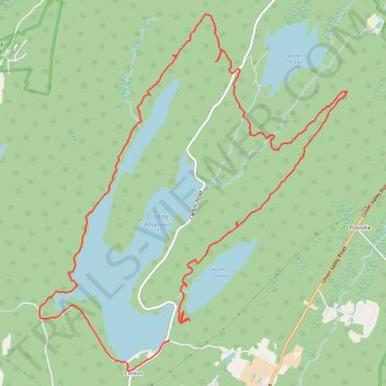 Clinton Reservoir Loop via Fire Tower Ridge Trail and Bearfort Waters-Clinton/Highlands Trail - Newark Watershed trail, distance, elevation, map, profile, GPS track