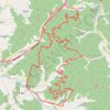 양촌_천변 주차_양촌휴양림_덕목재_물한제_벌곡_43km1499m trail, distance, elevation, map, profile, GPS track