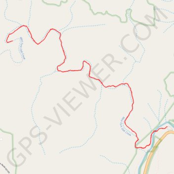 West Fork Oak Creek Canyon trail, distance, elevation, map, profile, GPS track
