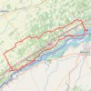 Long Sault trail, distance, elevation, map, profile, GPS track