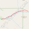 Tokopah Falls trail, distance, elevation, map, profile, GPS track