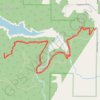 River to River Trail - Shawnee National Forest trail, distance, elevation, map, profile, GPS track