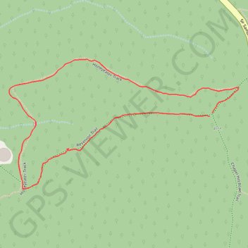 Mount Coot-tha - Reservoir Trail - Honeyeater Track trail, distance, elevation, map, profile, GPS track