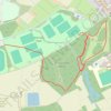 Elmfield Wood trail, distance, elevation, map, profile, GPS track