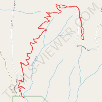 Mount Walker hike in Olympic National Forest trail, distance, elevation, map, profile, GPS track