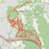 West Hills County Park trail, distance, elevation, map, profile, GPS track