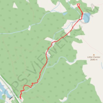 Chester Lake - Elephant Rocks trail, distance, elevation, map, profile, GPS track