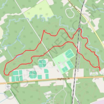 Midhurst Trail trail, distance, elevation, map, profile, GPS track