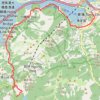 獅子頭南坑左 獅子頭坑 昂深下源 深石坑 trail, distance, elevation, map, profile, GPS track