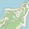 Byron Bay Lighthouse Loop trail, distance, elevation, map, profile, GPS track