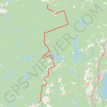 Old Nipissing Ghost Trail trail, distance, elevation, map, profile, GPS track