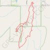 Pinhoti Trail and Cave Creek Trail Loop via Hernandez Peak and McDill Point trail, distance, elevation, map, profile, GPS track