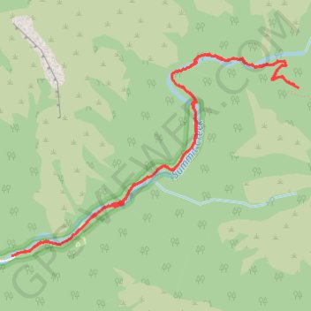 Smithfield Canyon Trail - Summit Creek trail, distance, elevation, map, profile, GPS track
