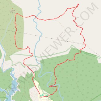Groeneweide, the Godfather and Tierkop loop hike from NMU George Campus trail, distance, elevation, map, profile, GPS track