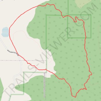 White Lake Loop Trail trail, distance, elevation, map, profile, GPS track