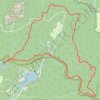 Chimney Rock, Thurmont Vista, Blue Ridge Summit Vista, Hog Rock and Cunningham Falls Loop trail, distance, elevation, map, profile, GPS track