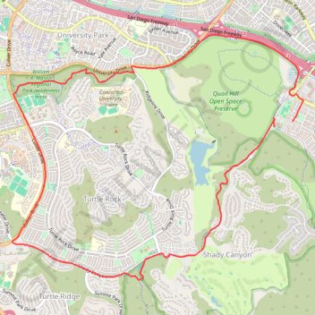 Quail Hill - Turtle Rock trail, distance, elevation, map, profile, GPS track