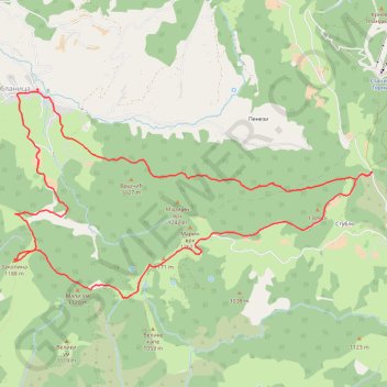 Stublo memorijalni uspon Aleksandar Džavić Planine zovu, pla... trail, distance, elevation, map, profile, GPS track