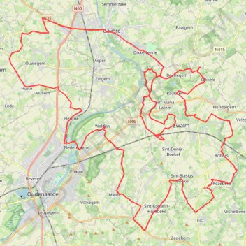 75k trail, distance, elevation, map, profile, GPS track