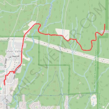 UBC Malcolm Knapp Forest Research - A41 trail trail, distance, elevation, map, profile, GPS track