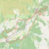 Tracks in Docharn forest and surrounding trail, distance, elevation, map, profile, GPS track