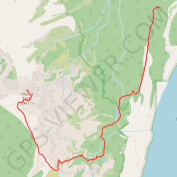 Mount Tallac via Floating Island / Mount Tallac Trail in Lake Tahoe Basin Management Unit trail, distance, elevation, map, profile, GPS track