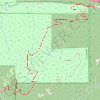 Mount Washington Trail in Mount Baker-Snoqualmie National Forest trail, distance, elevation, map, profile, GPS track