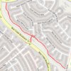 Trail from S Coors St to W Jewell Ave. "Loveland Trail" trail, distance, elevation, map, profile, GPS track