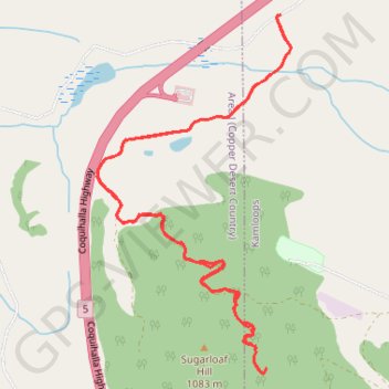 Sugarloaf Moutain trail, distance, elevation, map, profile, GPS track