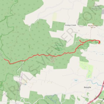 Peak Trail and Legge Lookout trail, distance, elevation, map, profile, GPS track