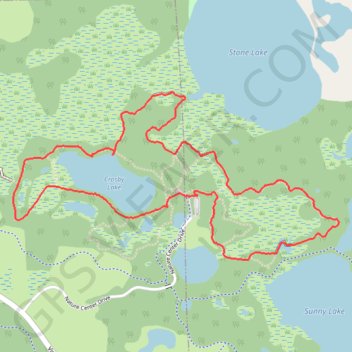 Birding Hike at Carver Park Reserve trail, distance, elevation, map, profile, GPS track
