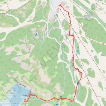Lake Mary via Brighton Lakes Trail in Uinta-Wasatch-Cache National Forest trail, distance, elevation, map, profile, GPS track