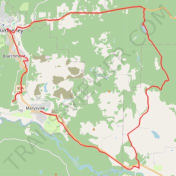 Mcginty Lake Loop trail, distance, elevation, map, profile, GPS track