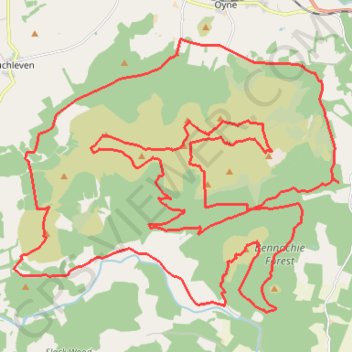 Unnamed Route trail, distance, elevation, map, profile, GPS track