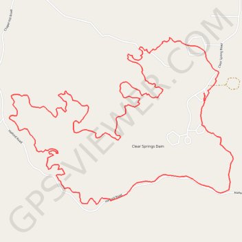 Richardson Creek Loop Trail in Homochitto National Forest trail, distance, elevation, map, profile, GPS track