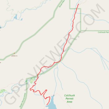 Colchuck Lake trail, distance, elevation, map, profile, GPS track