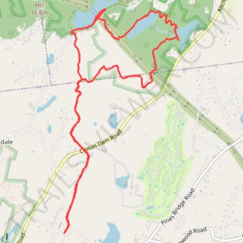 Three Lakes Loop (Teatown Lake, Vernay Lake and Shadow Lake) via Briarcliff-Peekskill Trail trail, distance, elevation, map, profile, GPS track