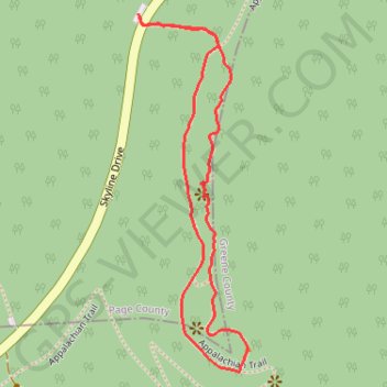 Bearfence Mountain Loop via Bearfence Mountain Trail and Appalachian trail, distance, elevation, map, profile, GPS track