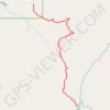 Fortynine Palms Oasis trail, distance, elevation, map, profile, GPS track