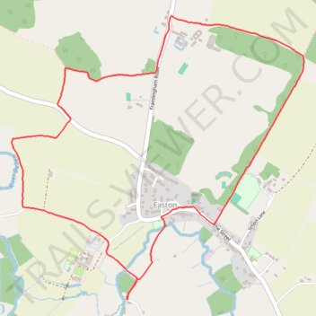 UK-LetheringhamMill-EastonParkCircular 1h38, 5.6km, 211m trail, distance, elevation, map, profile, GPS track