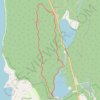 Norumbega Mountain Loop trail, distance, elevation, map, profile, GPS track