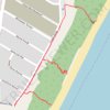 Rainbow Beach tracks, Lake Cathie trail, distance, elevation, map, profile, GPS track