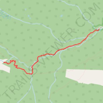 Ouzel Falls, Calypso Cascades and Copeland Falls trail, distance, elevation, map, profile, GPS track