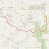 California Riding and Hiking Trail (CRHT) trail, distance, elevation, map, profile, GPS track