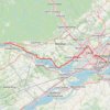 Grenville-sur-la-Rouge - Montréal trail, distance, elevation, map, profile, GPS track