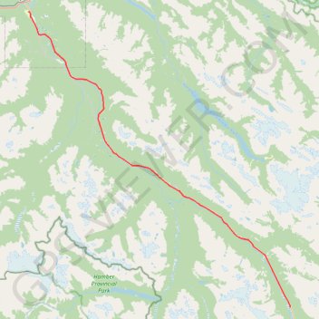 Jasper - Jasper National Park trail, distance, elevation, map, profile, GPS track